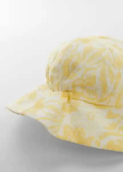 Gorro Wakih Amarillo Pastel Talla 65 Niños Mango