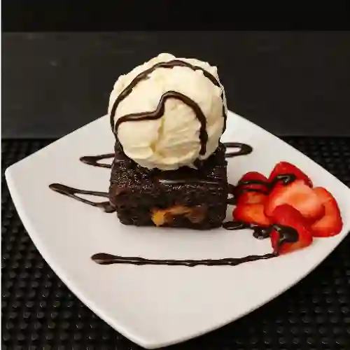 Brownie con Helado