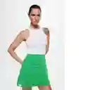 Falda Thalia Verde Talla M Mujer Mango