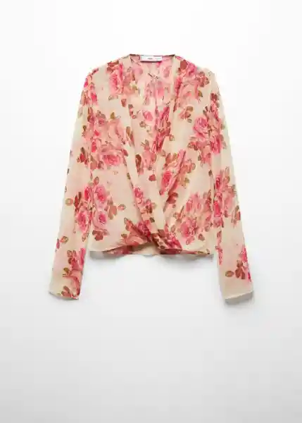 Blusa Cristal Crudo Talla S Mujer Mango