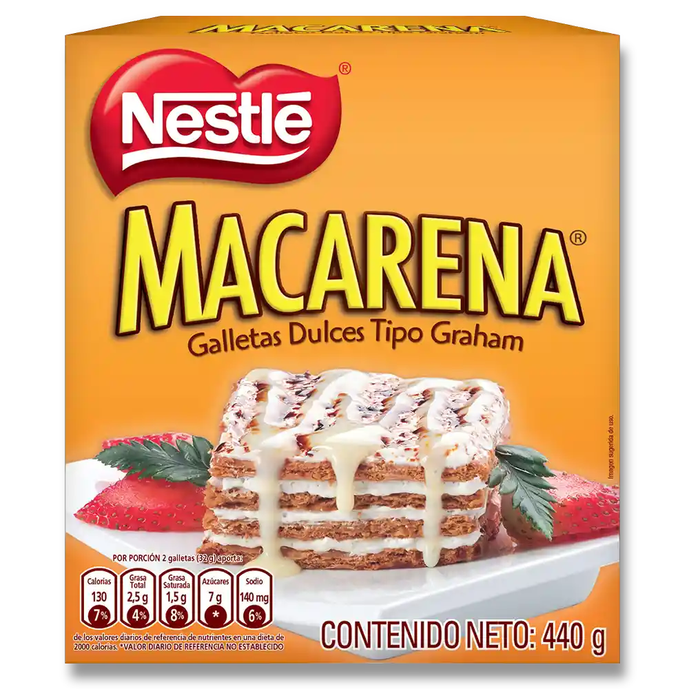 Galletas dulces MACARENA tipo Graham x 440g