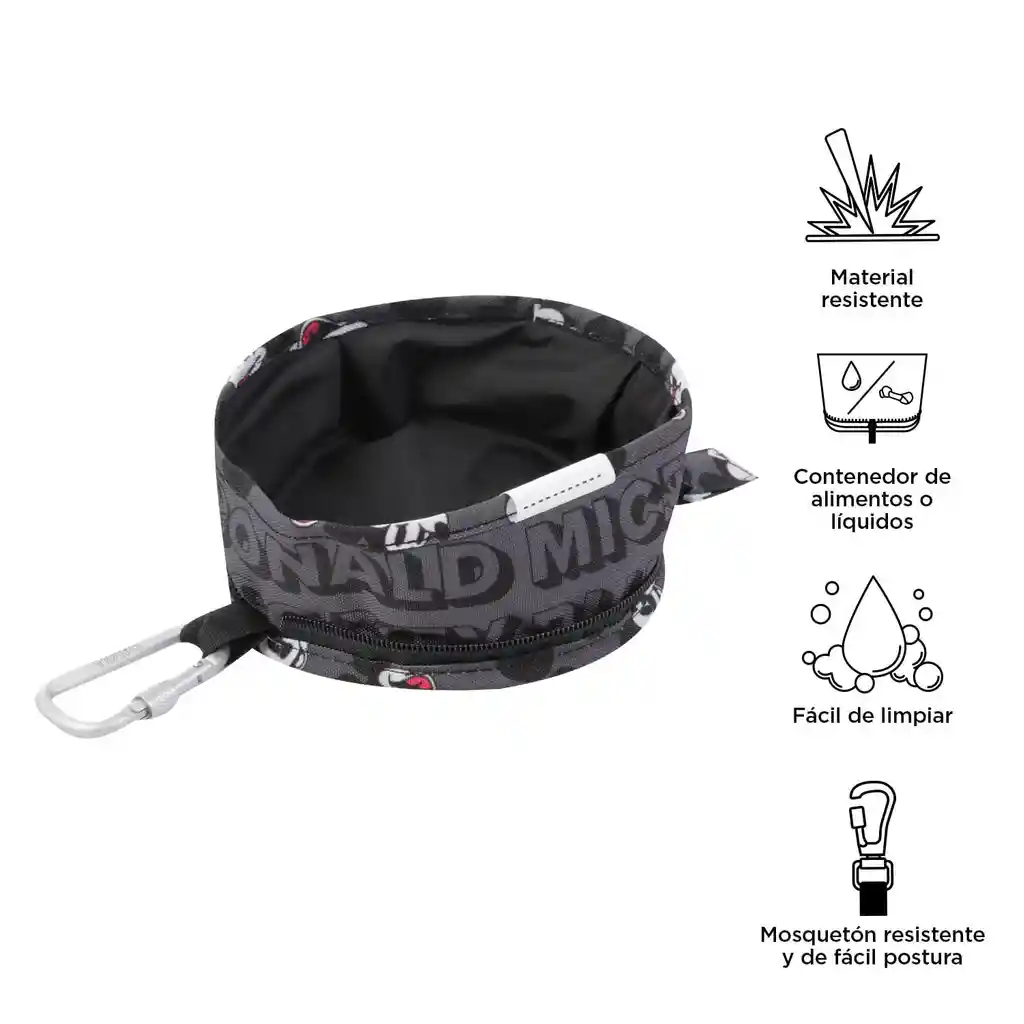 Bebedero Portátil Vito Mickey Mouse Para Mascota