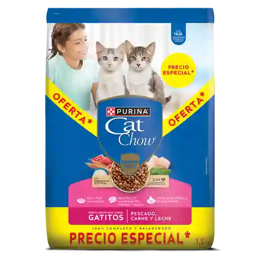 Comida para gatitos Purina Cat Chow x 1,5kg OFERTAS