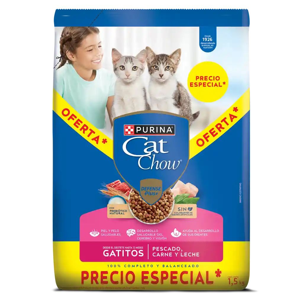 Comida para gatitos Purina Cat Chow x 1,5kg OFERTAS