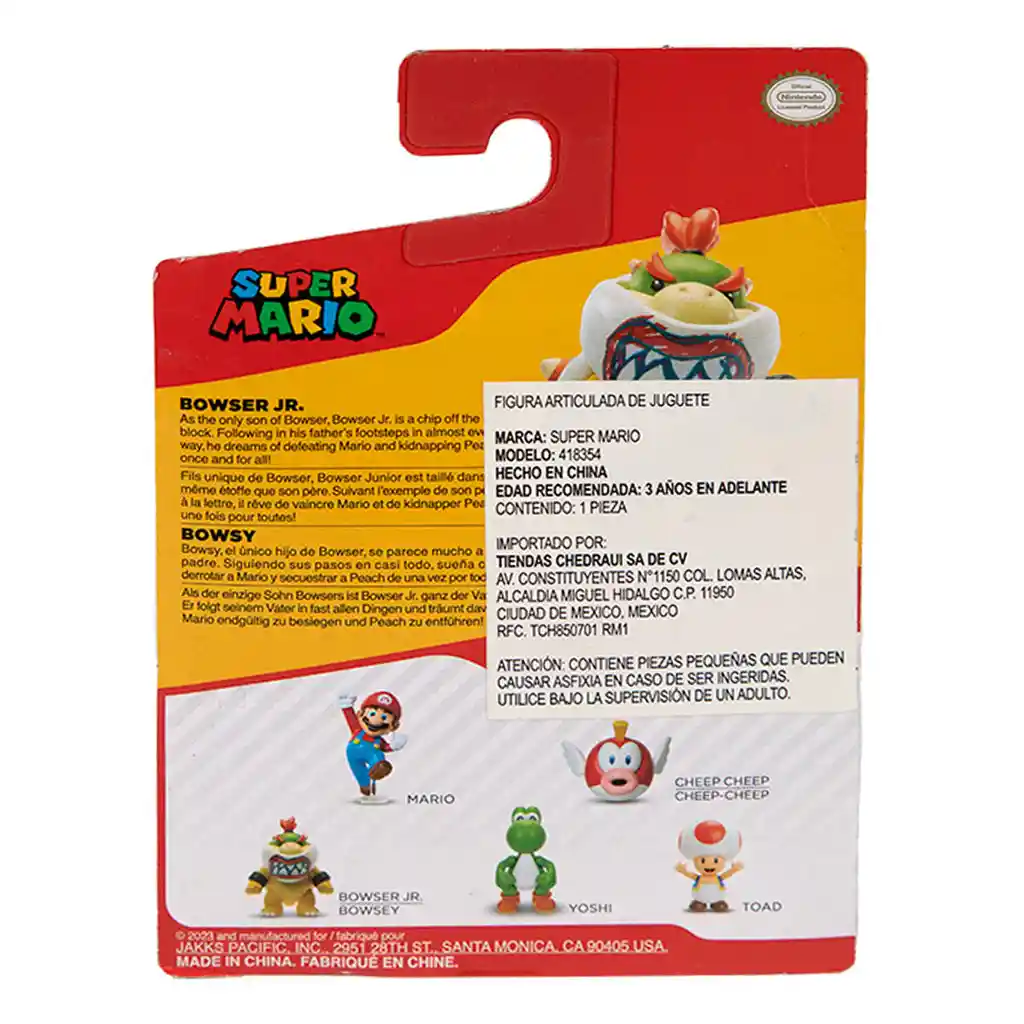Jakks Figura Súper Mario Art Surtida 2-5''