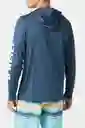 Buzo Hoodie Protección Solar Traveler Hombre Talla M Oneill