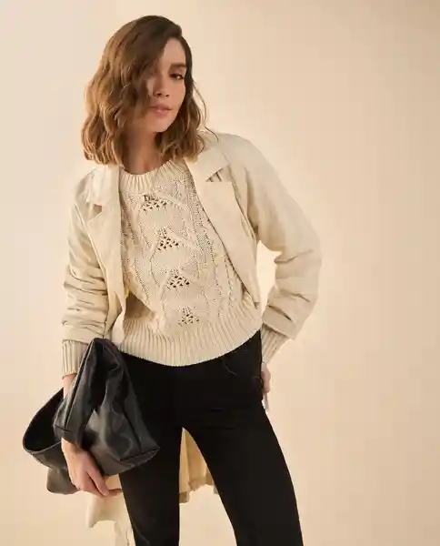 Chaqueta Blanco 0 Claro Talla M 121G002 Esprit