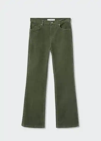 Jeans Siennap Verde Talla 46 Mujer Mango