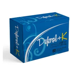 Deferol + K Vitamina D3 2000 ui / Vitamina K2 (150 mcg)