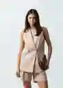 Chaqueta Mujer Beige Humus Medio M 521G055 Naf Naf