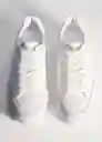 Zapato Deportiva Base Blanco Talla 37 Mujer Mango