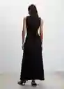 Vestido Caldera-A Negro Talla S Mujer Mango