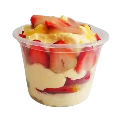Fresas con Crema y Helado