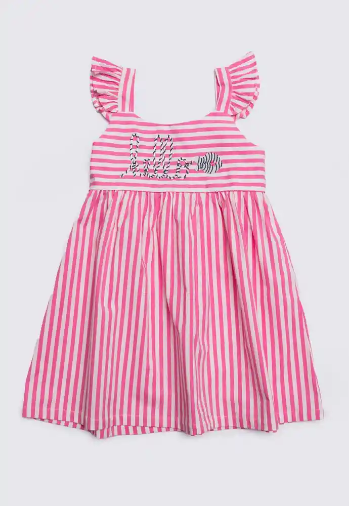 Vestido Manga Sisa 4t-raya Rosa