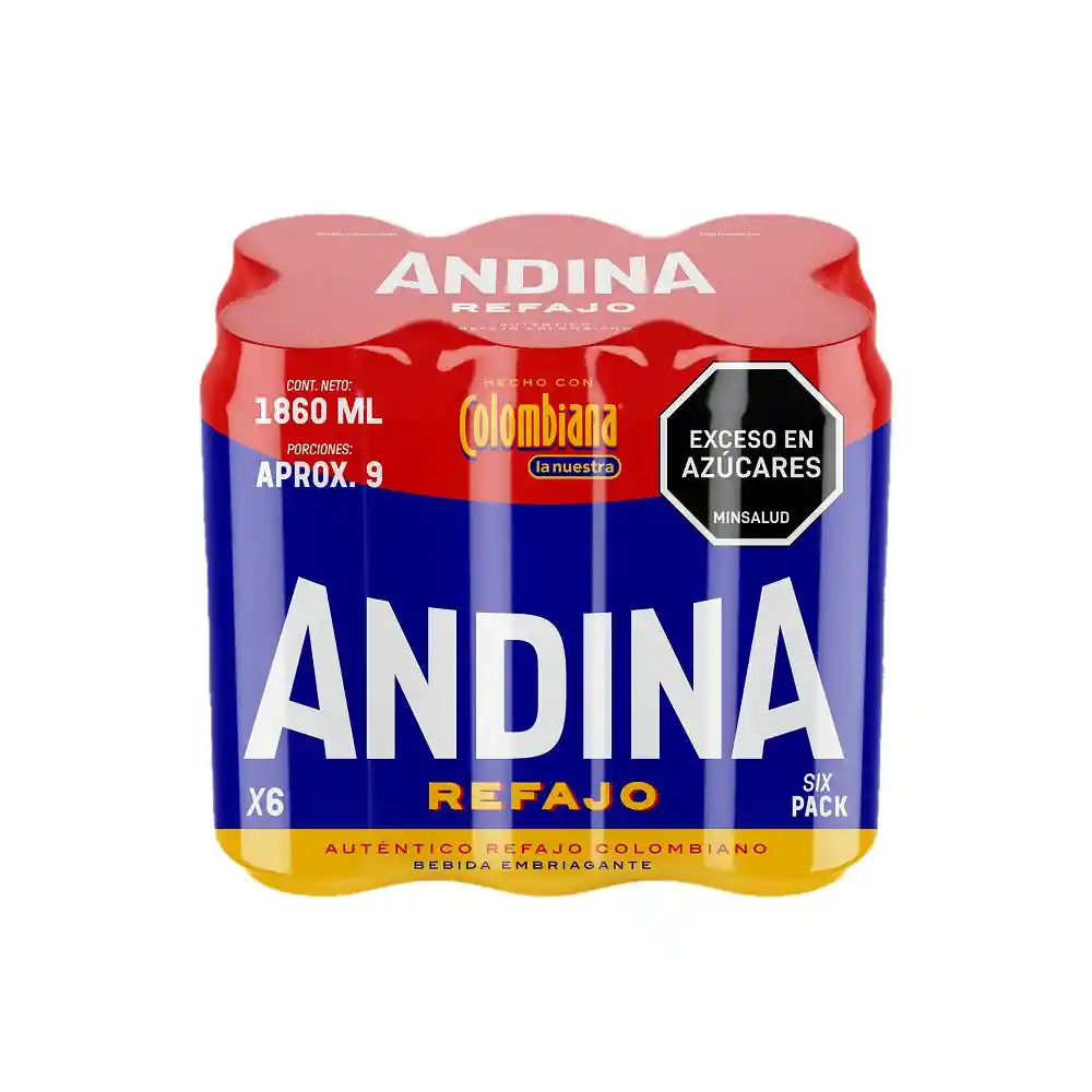 Andina Refajo Sixpack Andina Sixpack (1860 Ml)