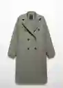 Abrigo Picarol Khaki Talla 18 Mujer Mango