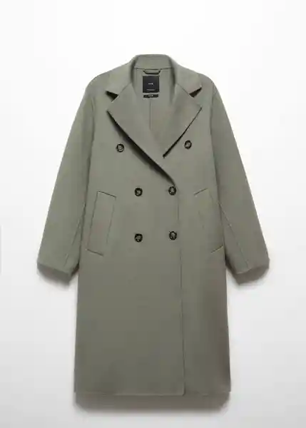 Abrigo Picarol Khaki Talla 18 Mujer Mango