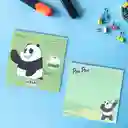 Postit 60 Hojas we Bare Bears Panda Miniso