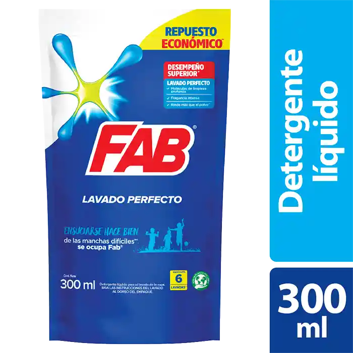 Fab Detergente Liquido Aroma Floral