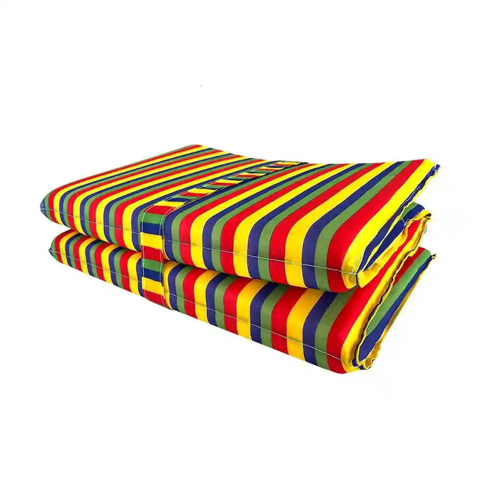 Colchoneta Camping 60x176x3.5 Multicolor Rayas Romance Relax 90085023