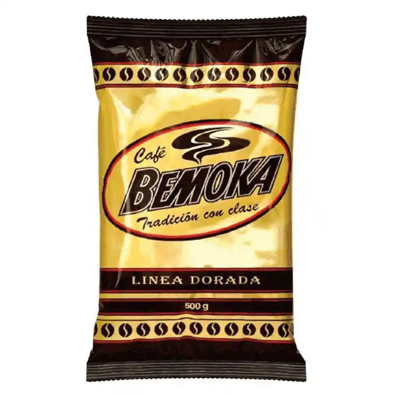 Bemoka Café Tradición con Clase Línea Dorada