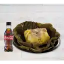 Tamal + Coca-cola