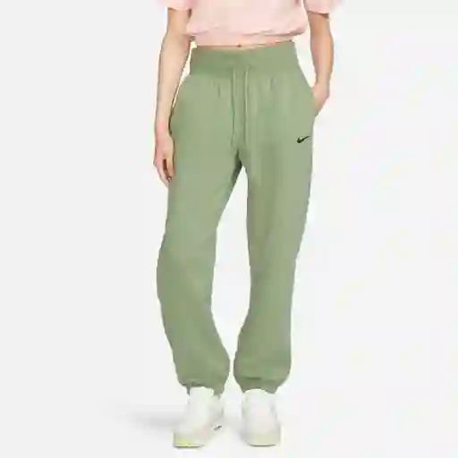 Nike Pantalón W Nsw Phnx Flc Hr os Verde Para Mujer Talla L