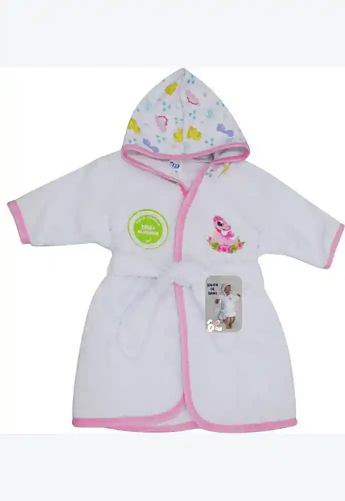 Salida Baño Bebe 6/12 Mese-rosado Cl