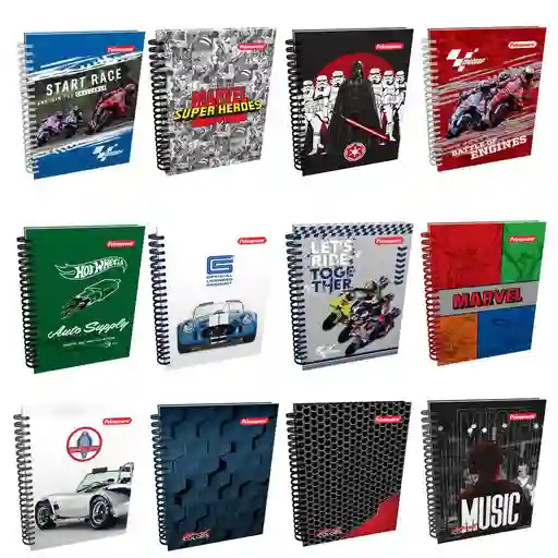 Cuaderno Cuadriculado 150 Hojas Multimateria Primavera
