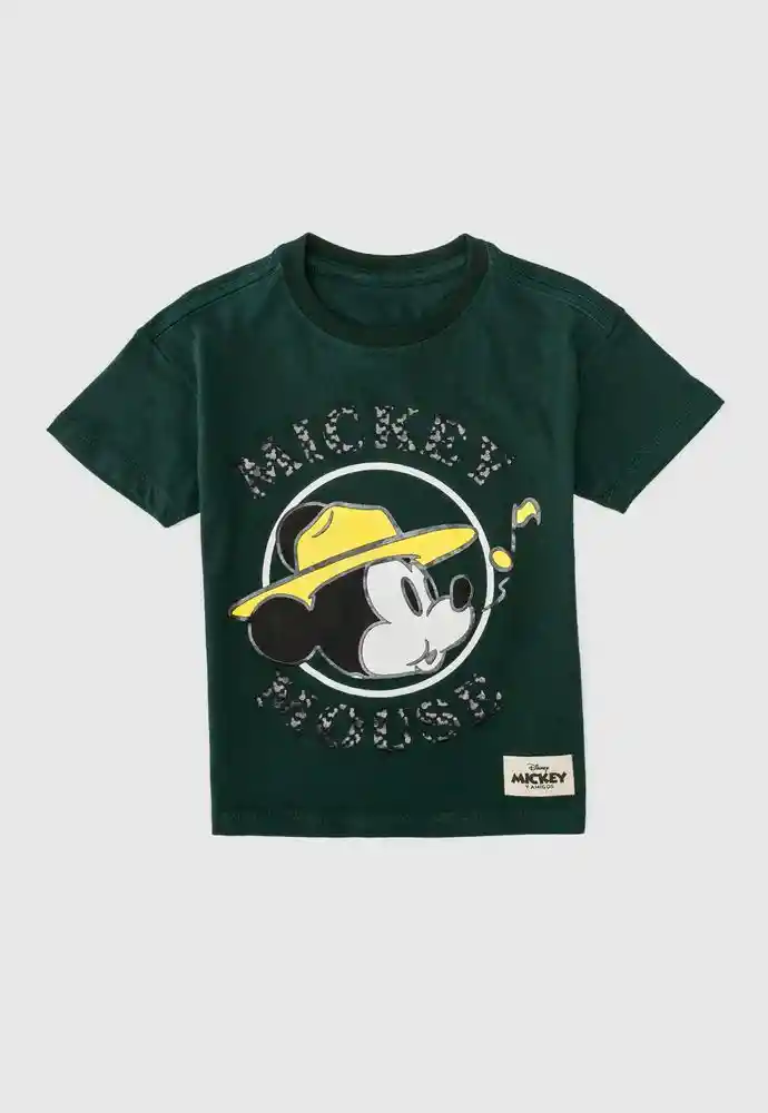 Camiseta Manga Corta 2t-verde