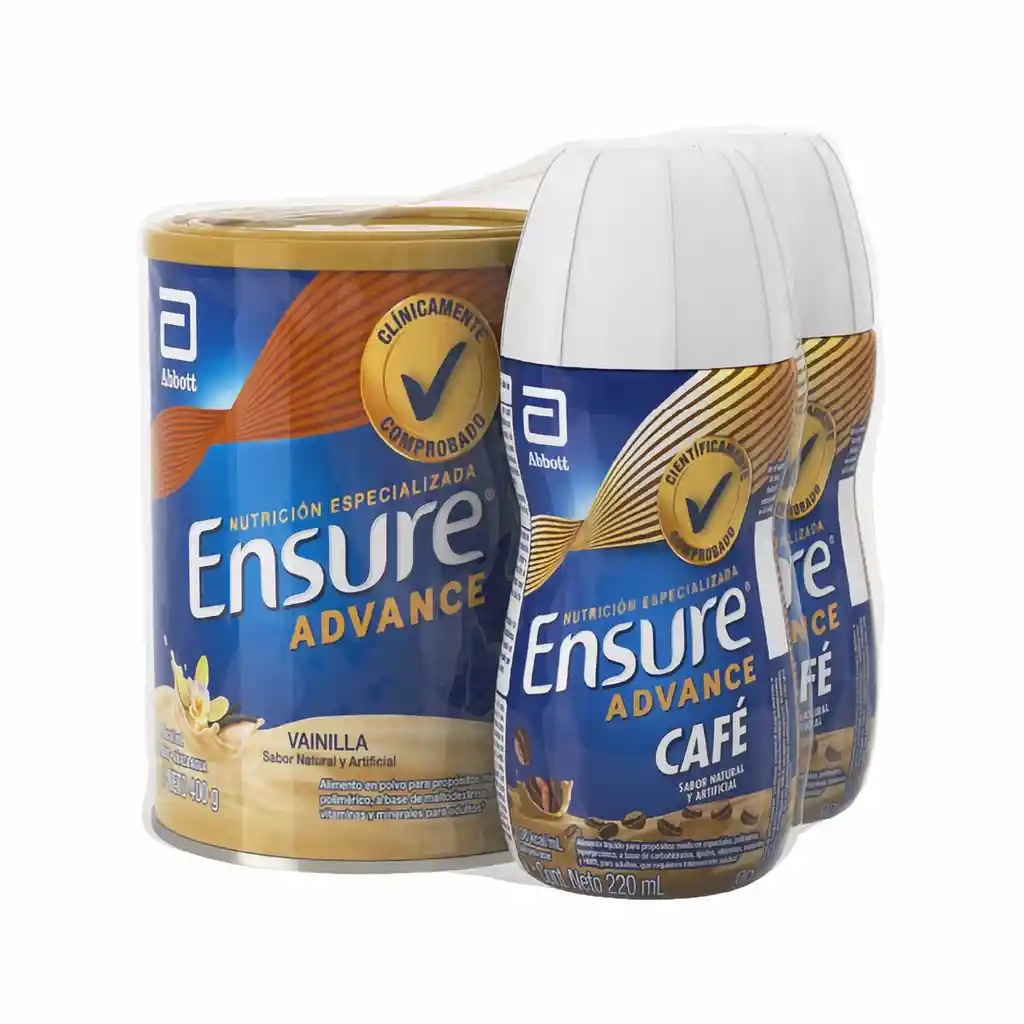 Ensure Pack Advance Vainilla + Advance Café