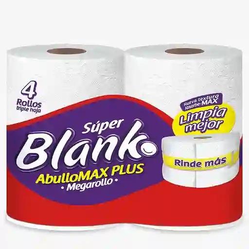 Super Blanko Papel Higiénico Abullomax Plus