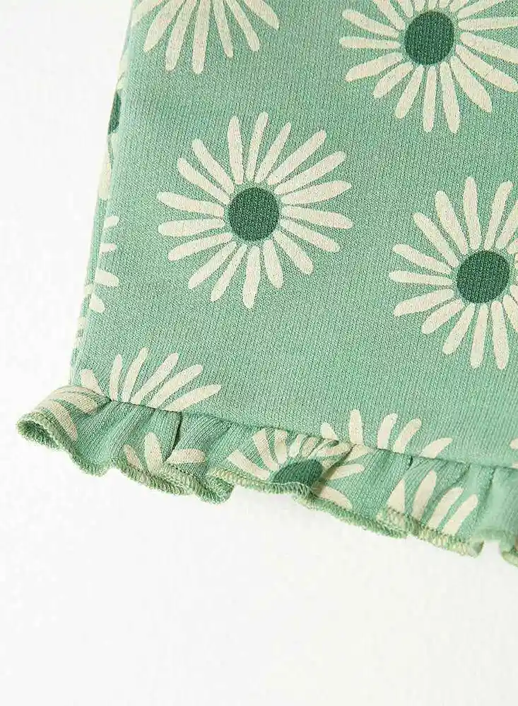 Conjunto Manga Corta 4t-verde Est