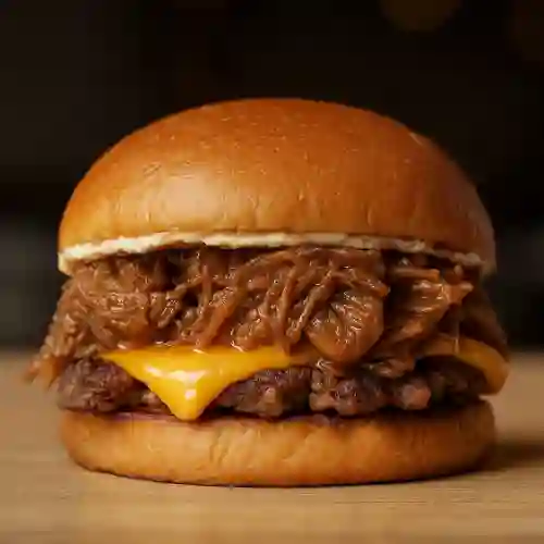 Combo Philly Cheesesteak Burger