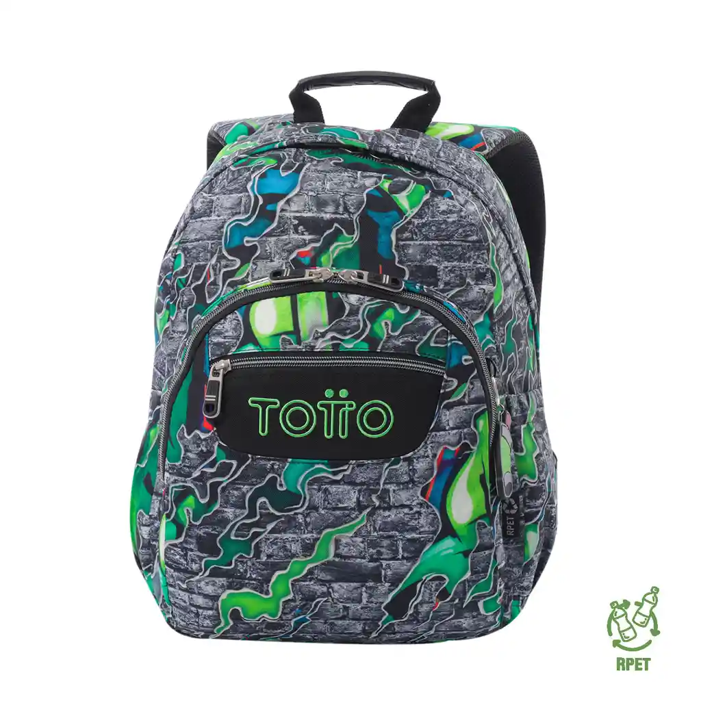 Morral Juvenil Porta Pc 13" Gommas Gris
