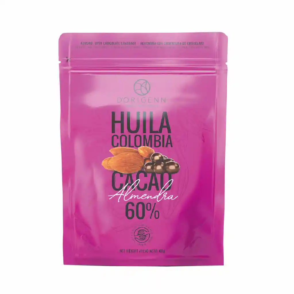 Dorigenn Almendra Cubierta con Cacao 60%