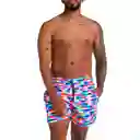 Pantaloneta Linear Gradient 16 Pulgadas Hombre Multicolor-xxl