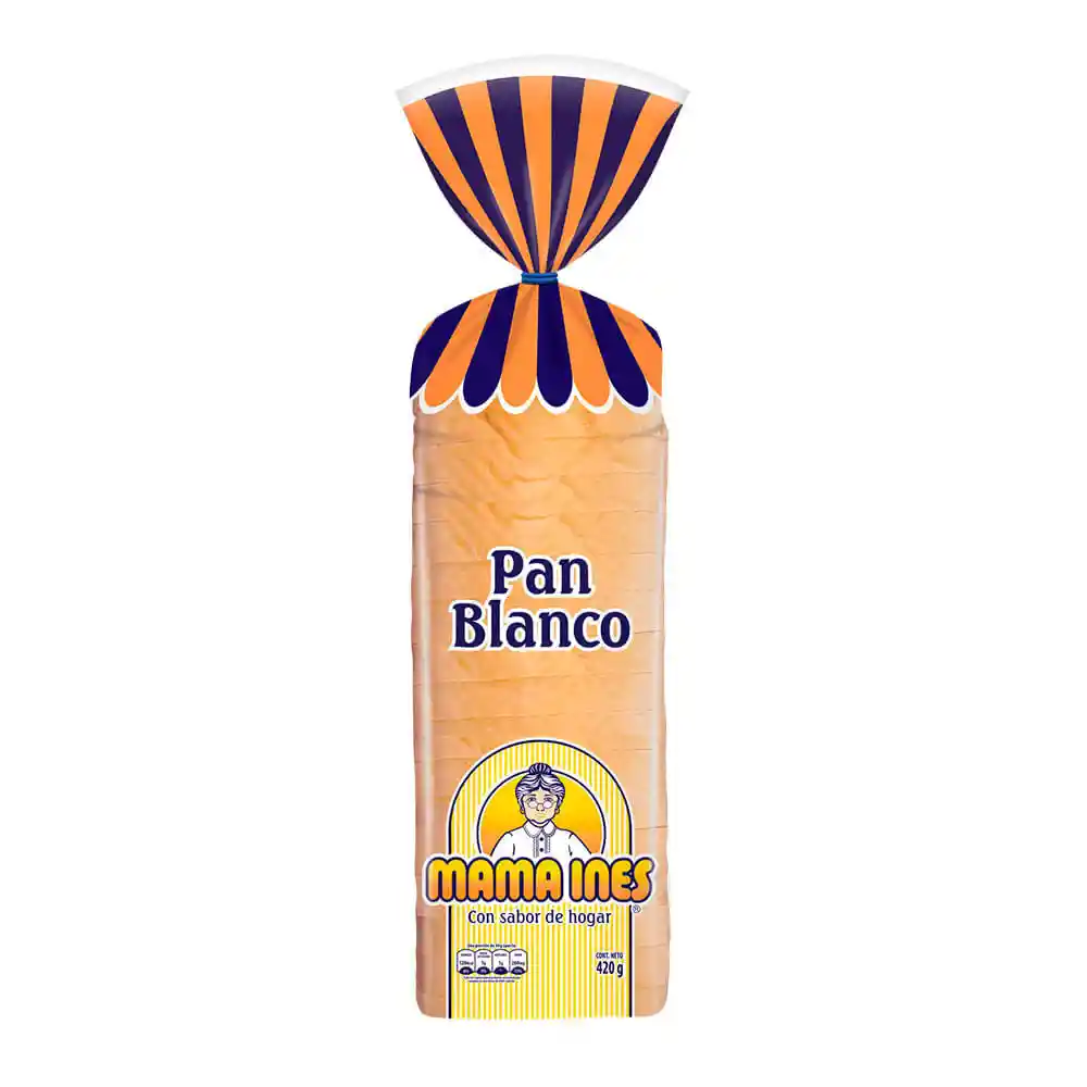 Mama Ines Pan Blanco Tajado 420 g