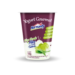 Normandy Yogurt Gourmet con Uva Verde + Aloe y Sábila