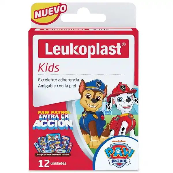 Venditas Adhesivas Paw Patrol para Niños Hipoalergénicas