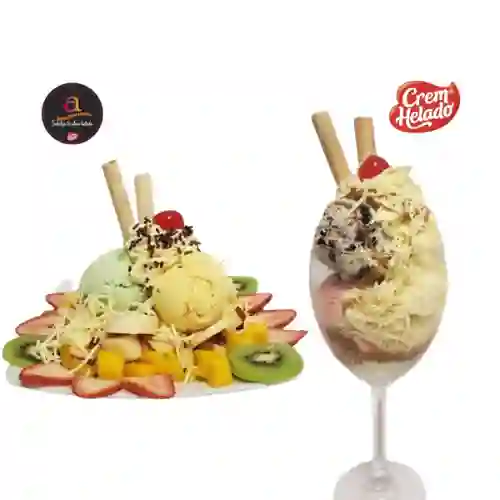 Mega ensalada de frutas + nuestra quesud