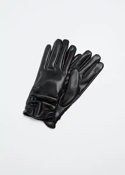 Guantes Lita Negro Talla M Mujer Mango