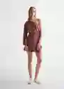 Vestido Diamond Cobre Talla 21 Mango Teen Girl Mango