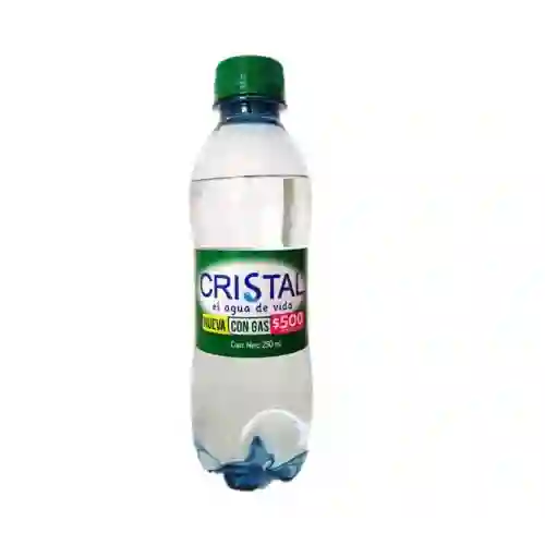 Agua Cristal con Gas 250 ml