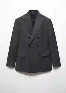 Blazer Americana Monaco Gris Talla 50 Hombre Mango