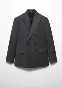 Blazer Americana Monaco Gris Talla 50 Hombre Mango