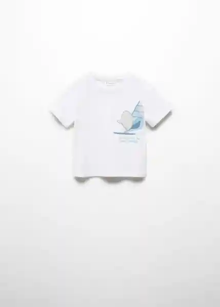 Camiseta Wind Off-White Talla 67 Niño Mango