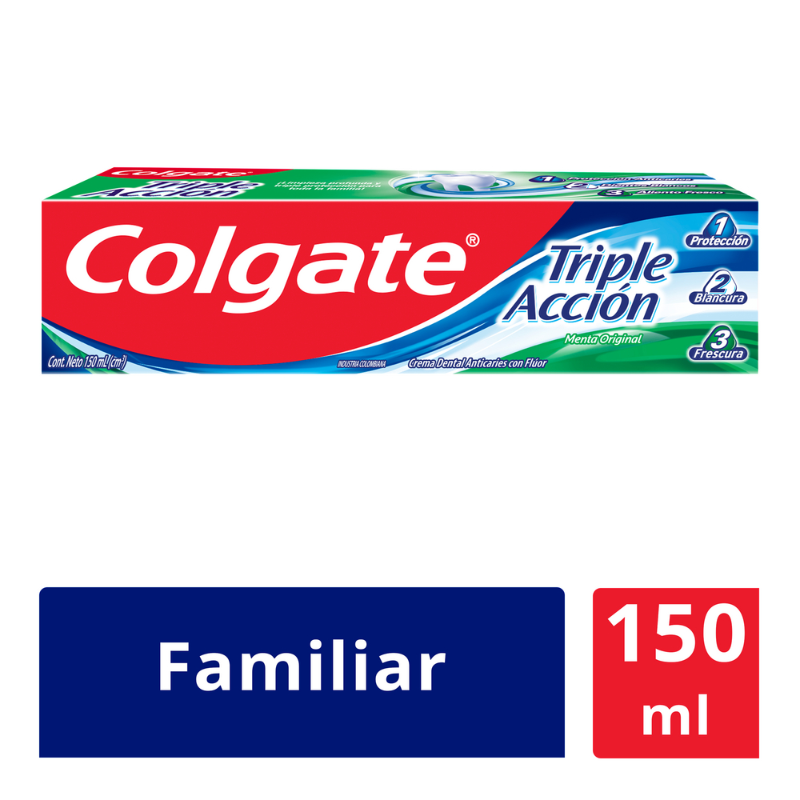 Colgate Crema Dental Triple Acción 150 ml