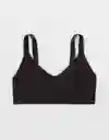 Top Aerie Negro Talla: SMALL 1588073 American Eagle