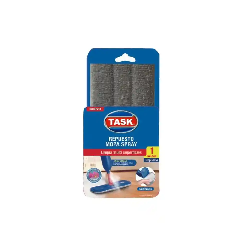 Repuesto Mopa Spray Microfibra Task